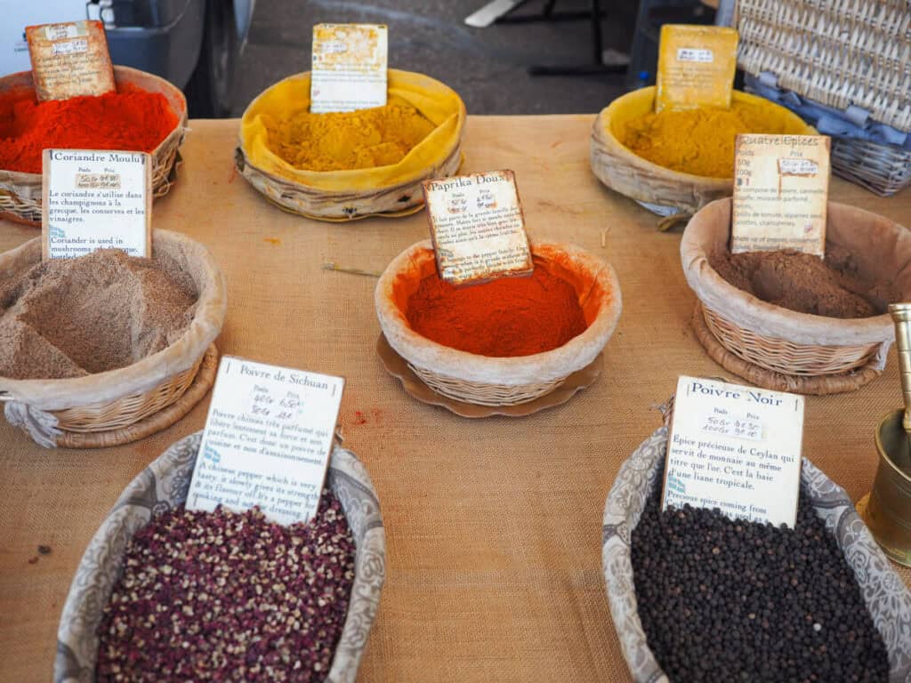 Spices at the Gordes Market