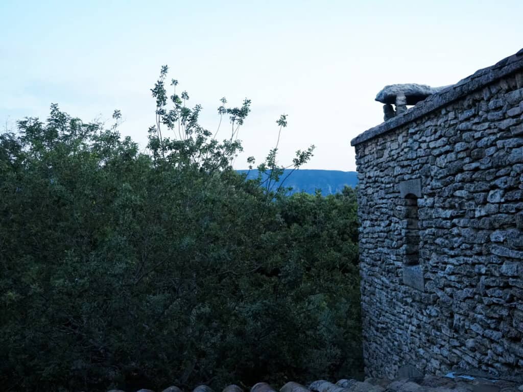 Sunset at Le Verger near Gordes