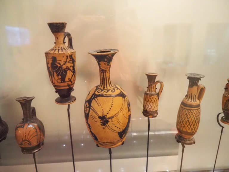 Perfume vases from Antiquity, reflecting Grasse's rich perfume heritage