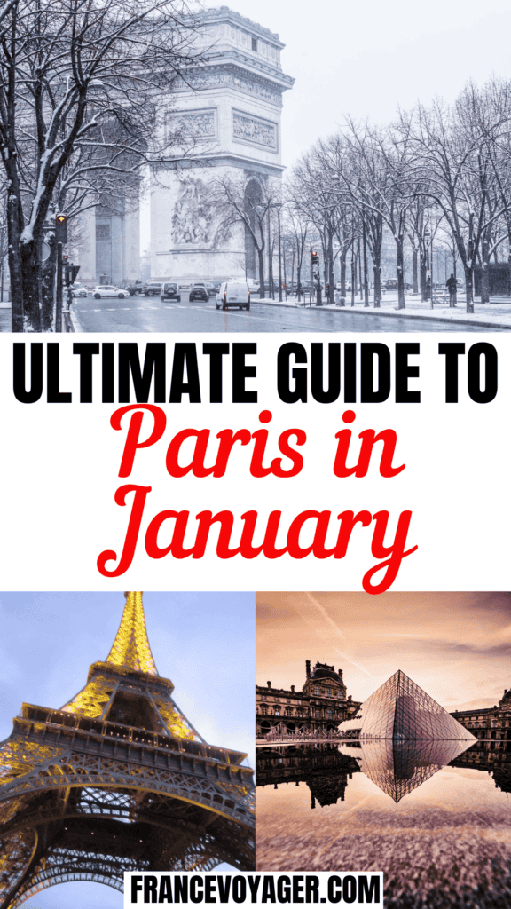 Searching for the best things to do in Paris in January? This ultimate Paris in winter guide has you covered with top things to do during winter, Paris in January outfits, what to expect during a chilly visit to Paris, and more! Whether you want to shop during Soldes or eat delicious hearty French food, you're going to enjoy a winter visit to Paris! Click here to learn more!