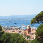 Views of St Tropez from the Citadel area