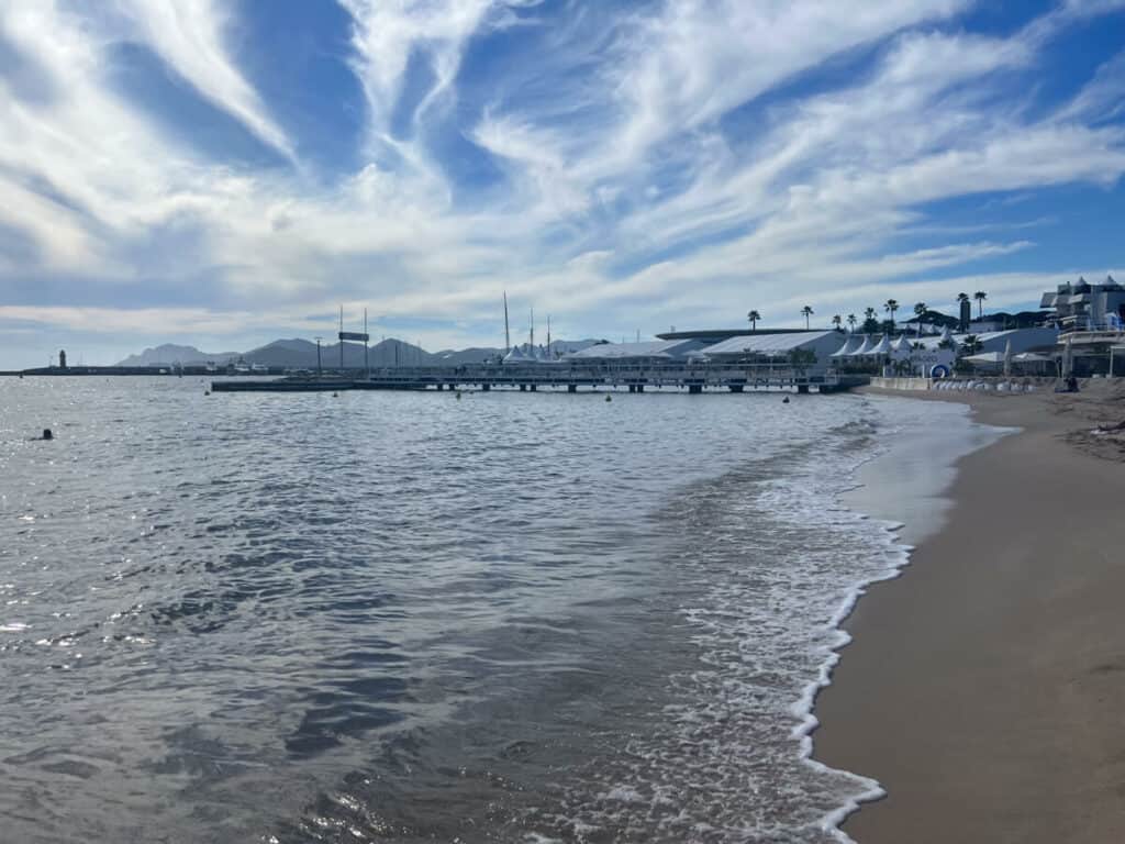 Beach in Cannes