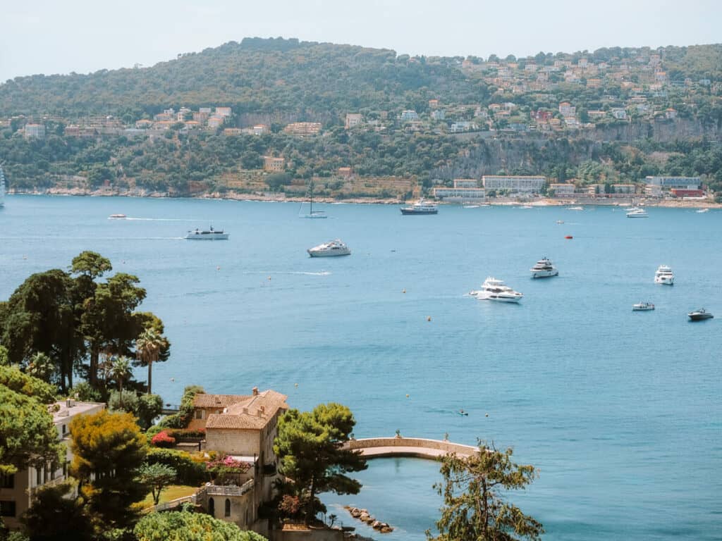 Mediterranean Sea views from Villa Ephrussi de Rothschild