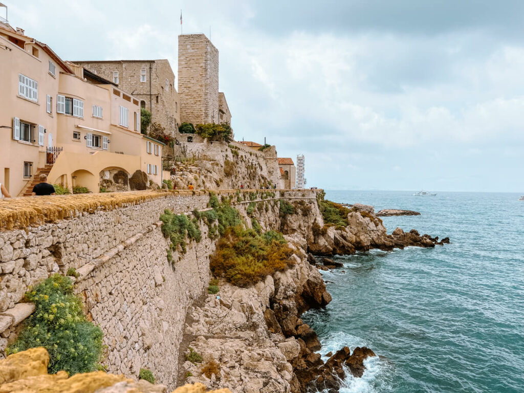 Path along the sea in Antibes