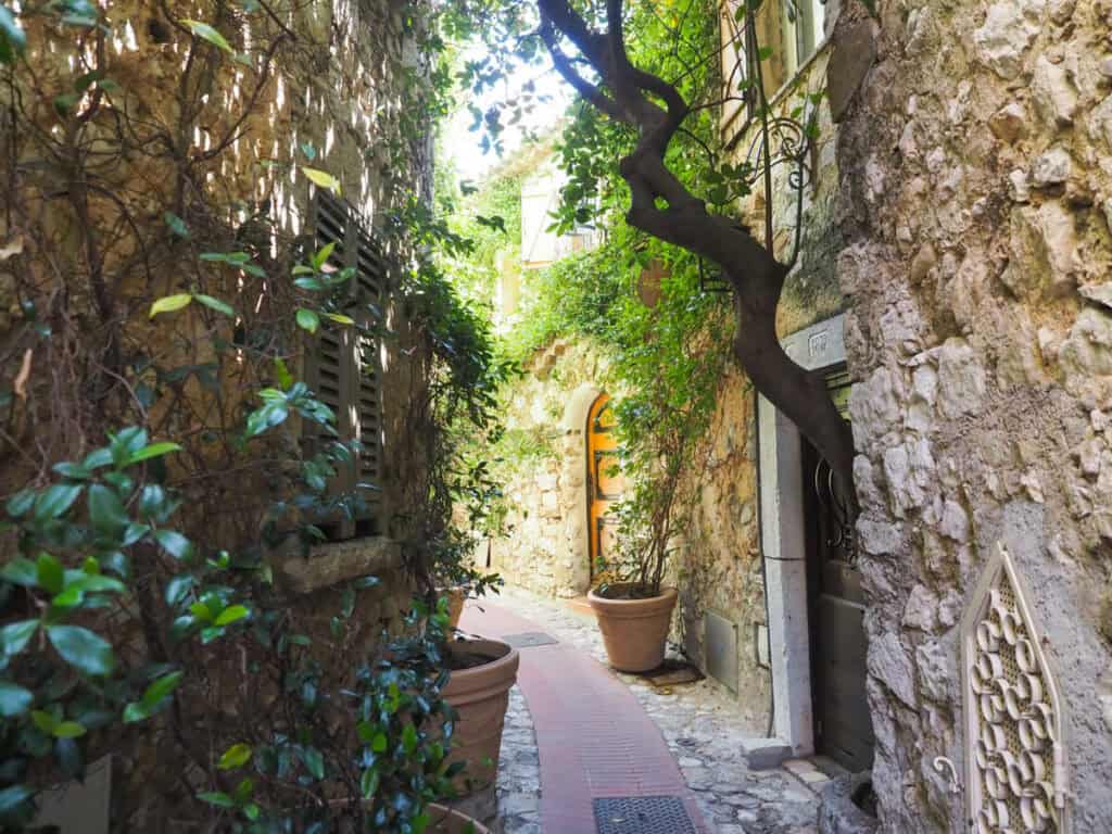 Stone buildings and Streets of Eze