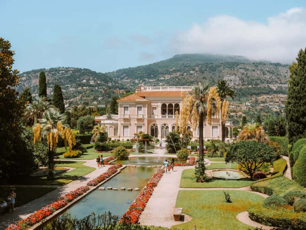 Villa Ephrussi de Rothschild exterior with gardens