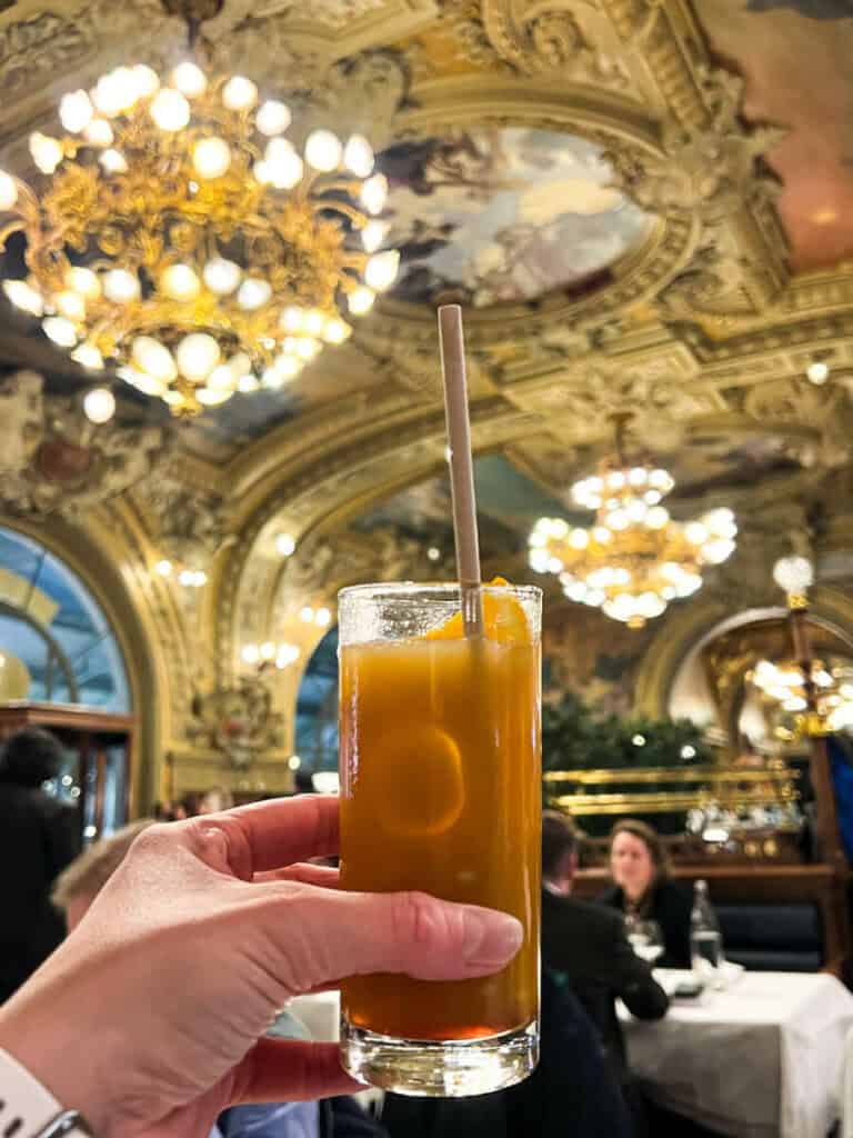 Mocktail at Le Train Bleu 2