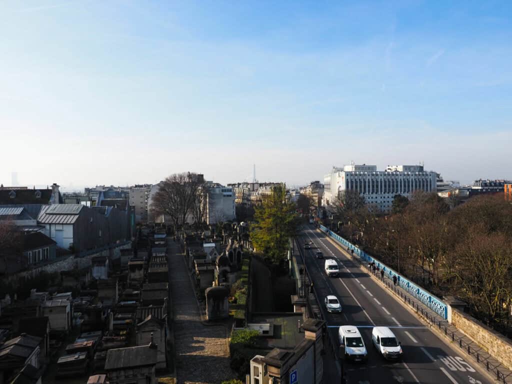View of Paris from Hotel Terrass