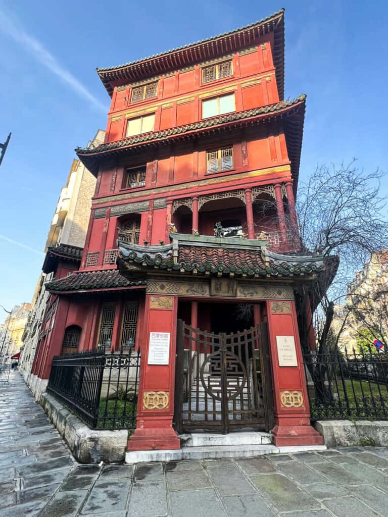 Paris Pagoda in Winter