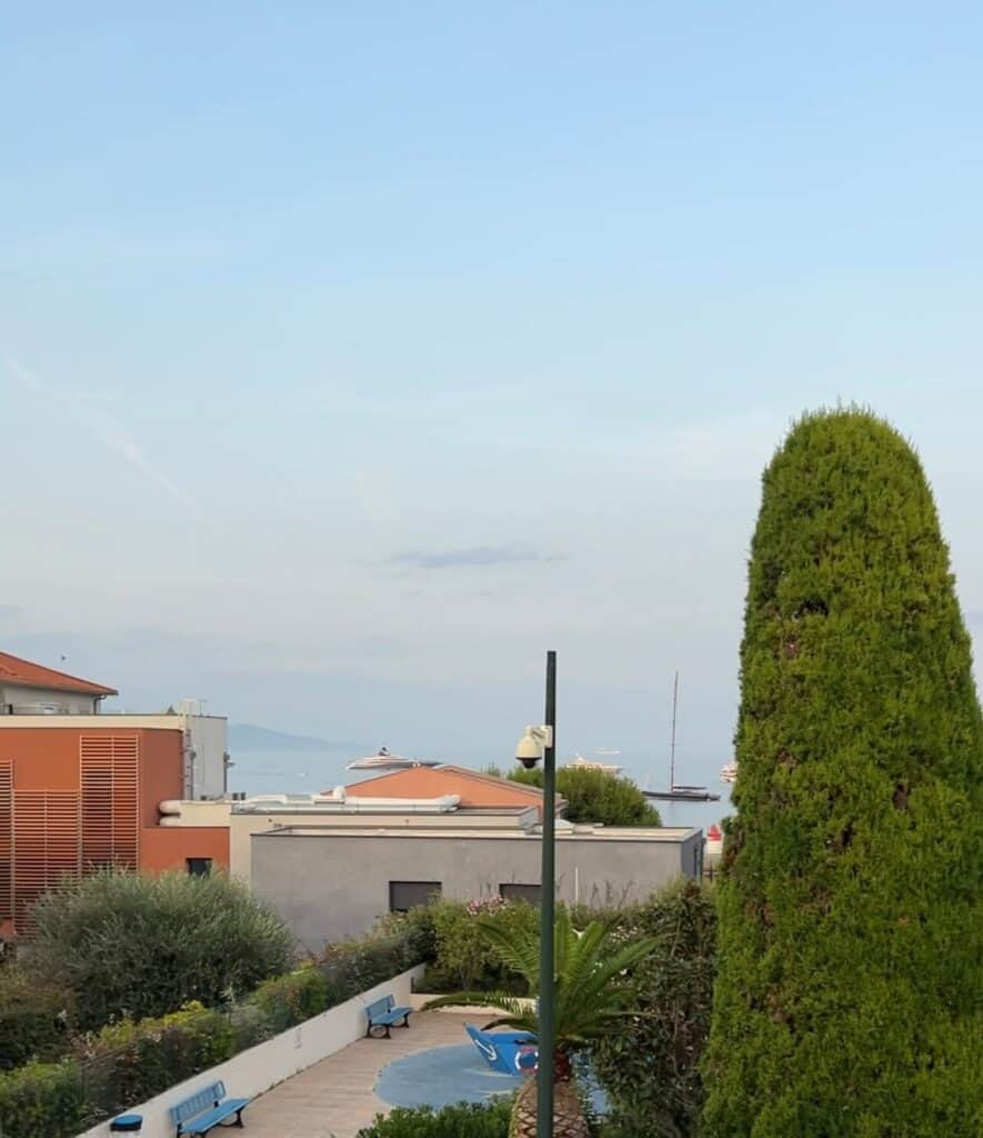 My view from my Airbnb in Saint-Jean-Cap-Ferrat 