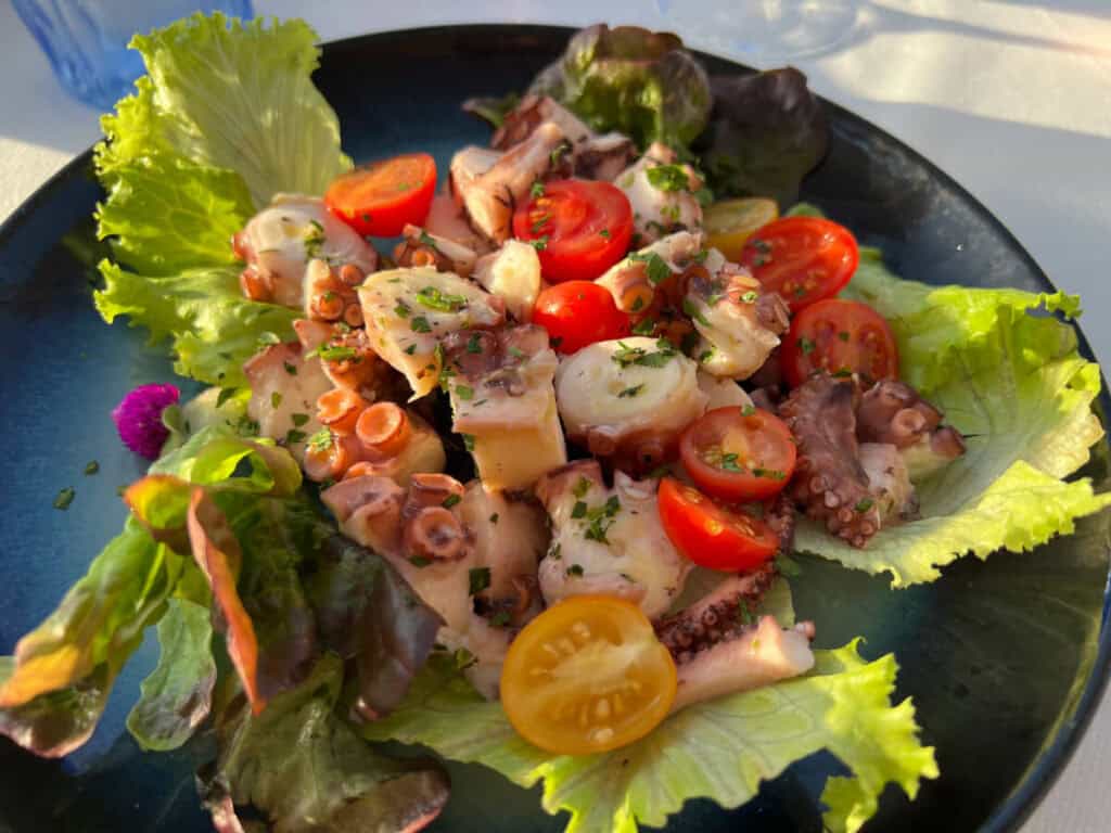 Seafood at Diva Restaurant in Saint-Jean-Cap-Ferrat
