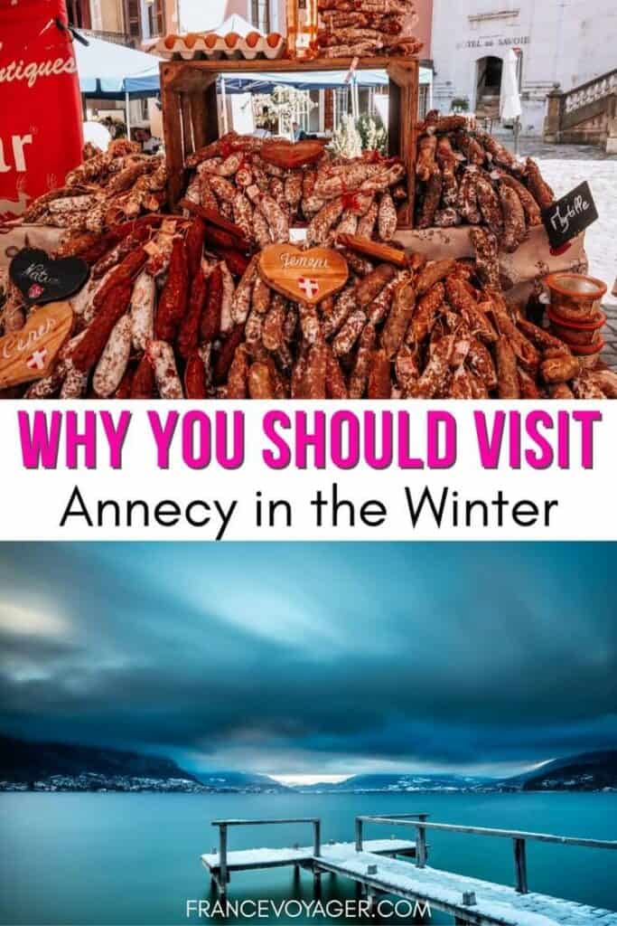 Winter in Annecy is a dreamy time to visit! First of all, Lake Annecy in winter is so beautiful! Second, Annecy in December, Annecy in January, and Annecy in February aren’t nearly as busy as the summer. And this guide discusses the best Annecy hiver information including the best things to do in Annecy France in winter, the Annecy Christmas market, Carnaval Annecy, and more! Click here for your guide to Annecy France in winter.