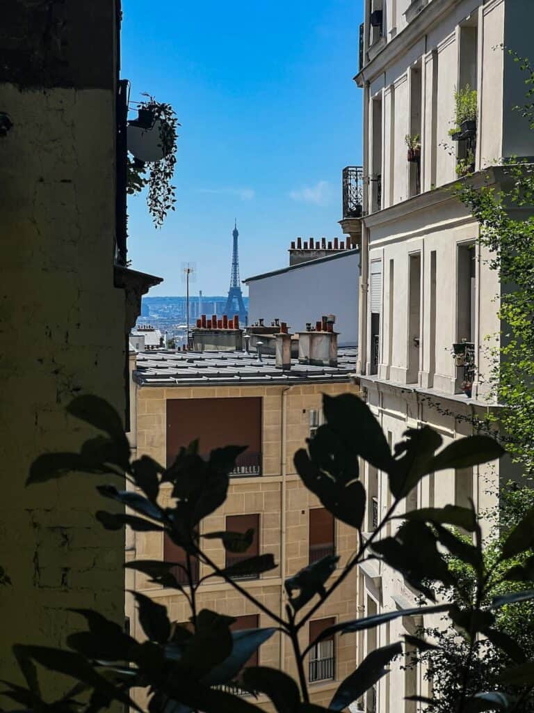 Eiffel Tower View from Montmartre