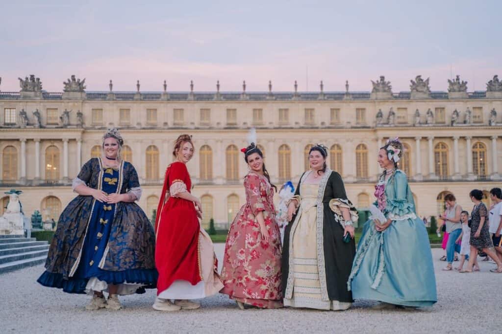 Our group before the Grand Masked Ball at Versailles