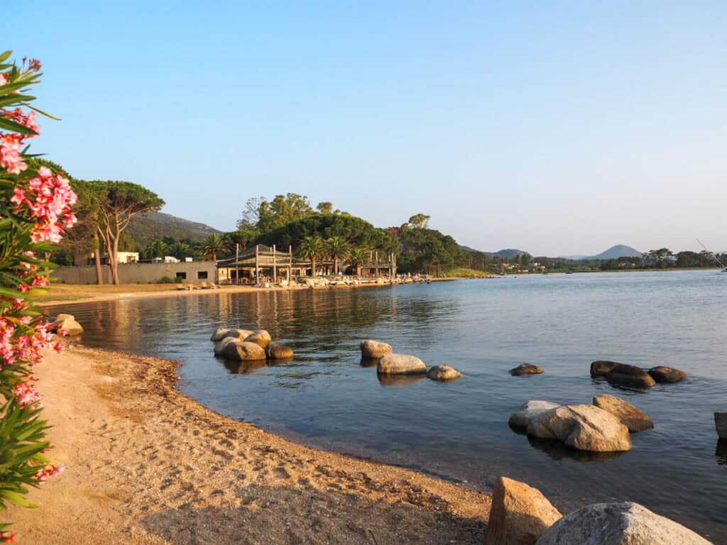 Beach at MARANATHA Porto Vecchio South Corsica
