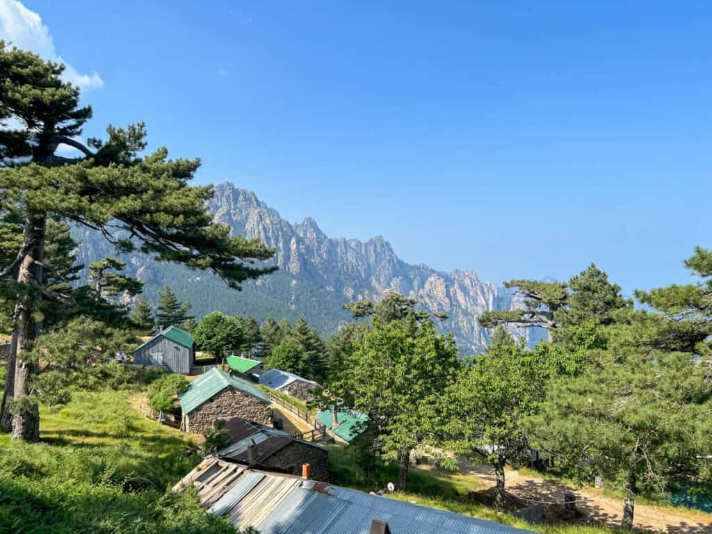 Cabins in the Aiguilles de Bavella Area