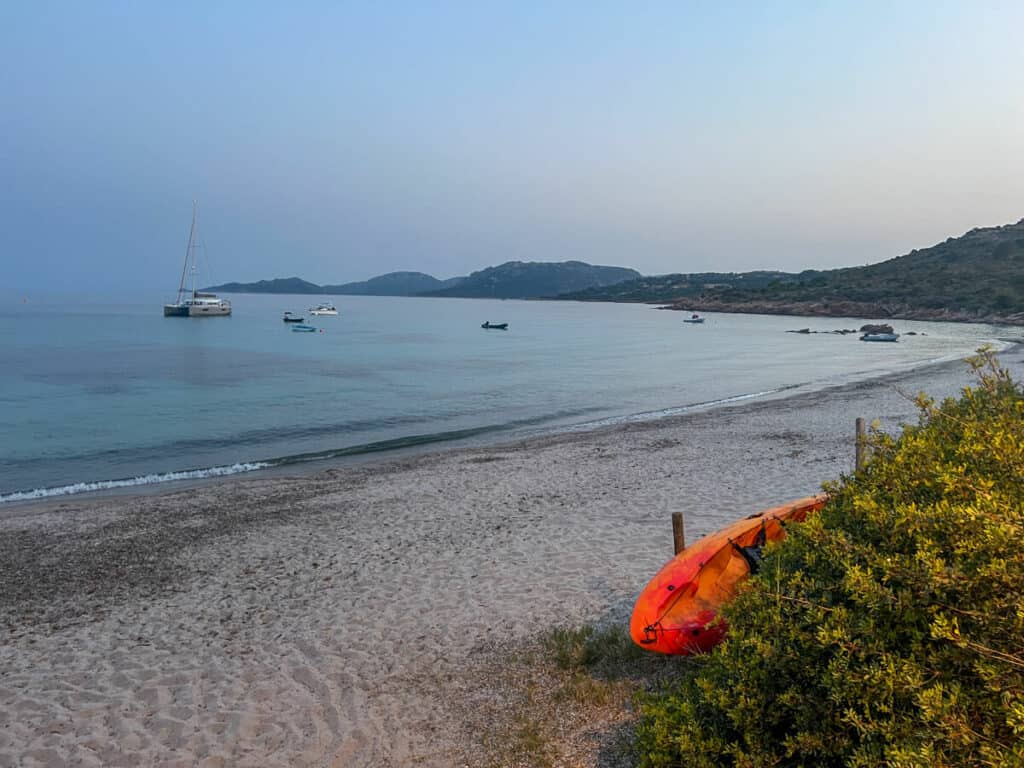 Evening on L'Accario Plage