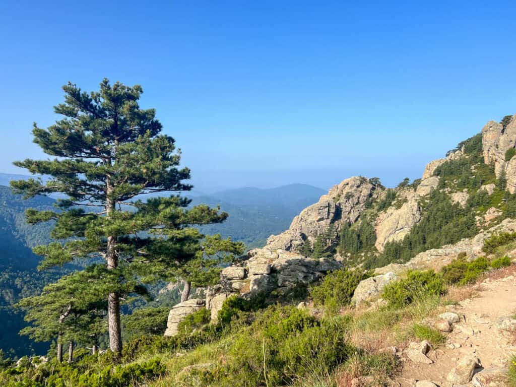 Views from the Aiguilles de Bavella Loop Trail