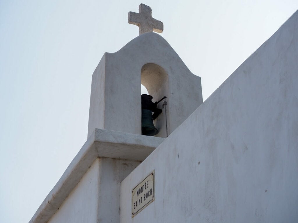 White church in Bonifacio