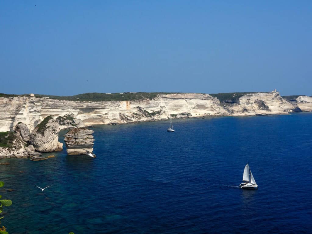 White cliffs at Bonifacio