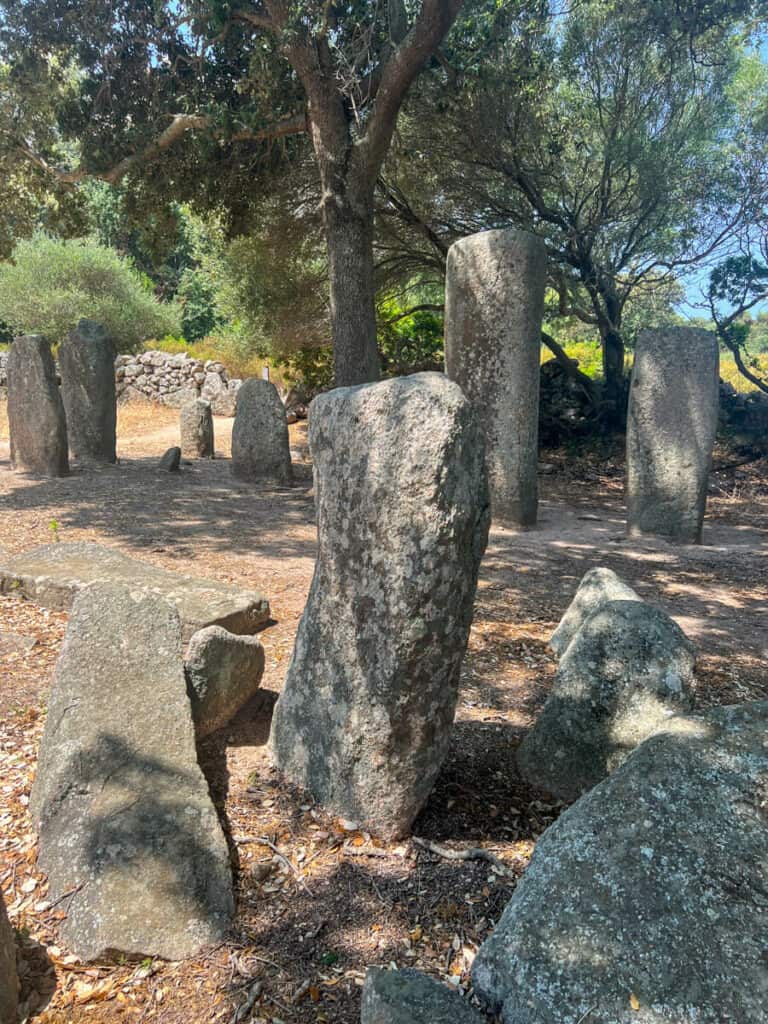 megalithic site at Cauria
