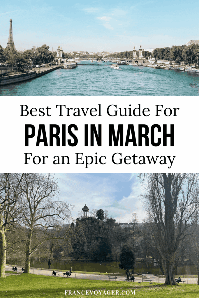 Planning your trip to Paris in March? Discover the best things to do, events, and where to stay while exploring Paris in winter and Paris in spring. From a March in Paris packing list to weather information, this guide has everything you need for the perfect trip, plus tips for Paris in March you’ll love!