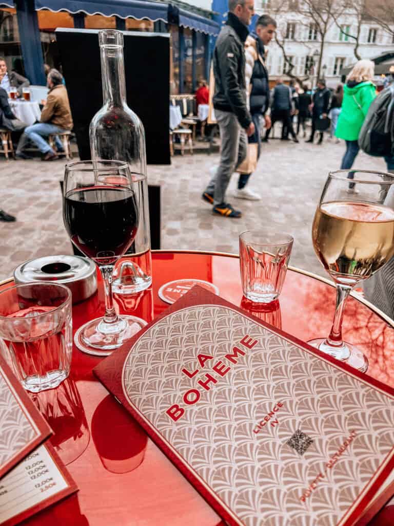 Drinks at Place du Tertre