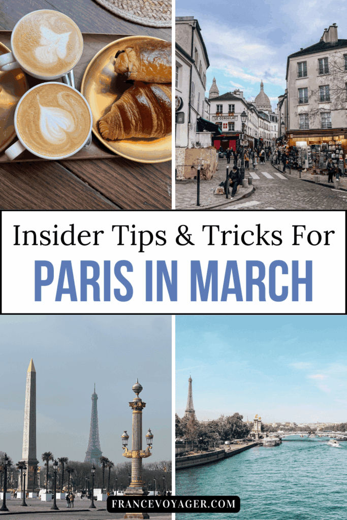 Wondering what to do in Paris in March? From a packing list for Paris March trips to Paris in March tips, events, and things to do, this guide makes your March in Paris fun and unforgettable!