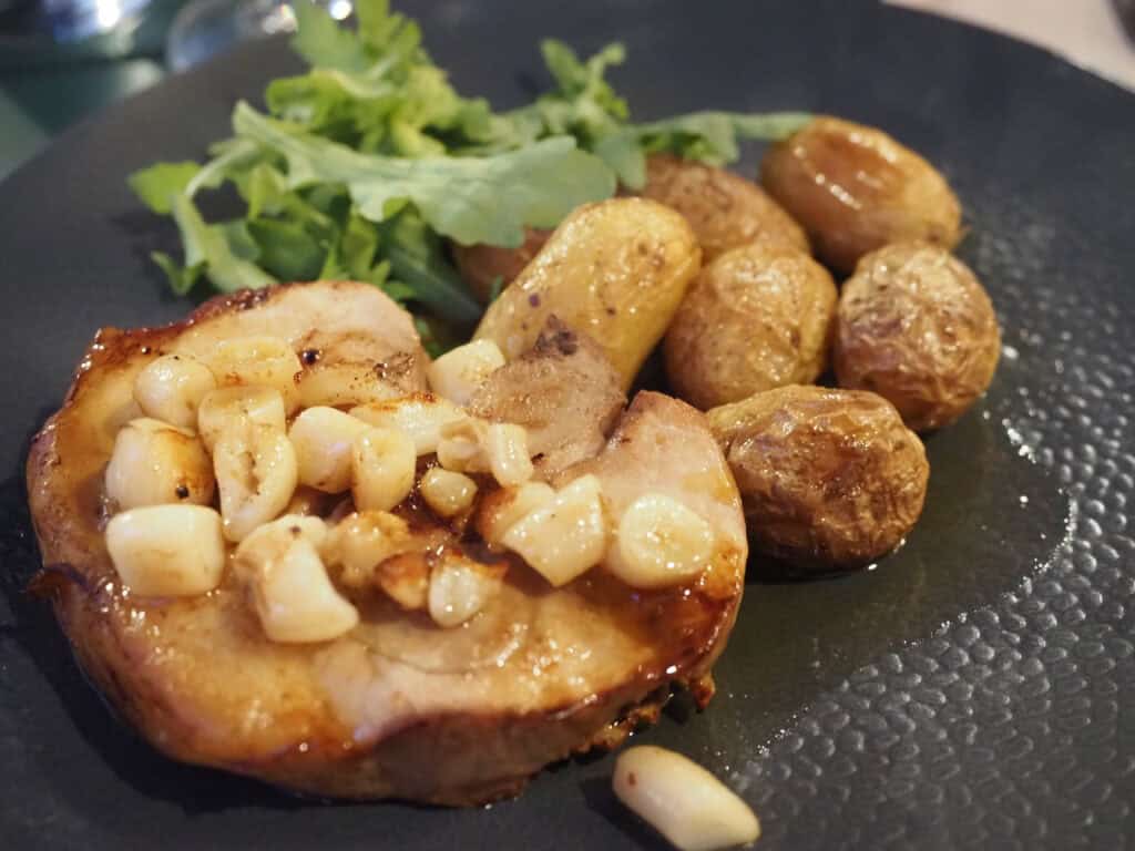 Pork dish at Dame Nation