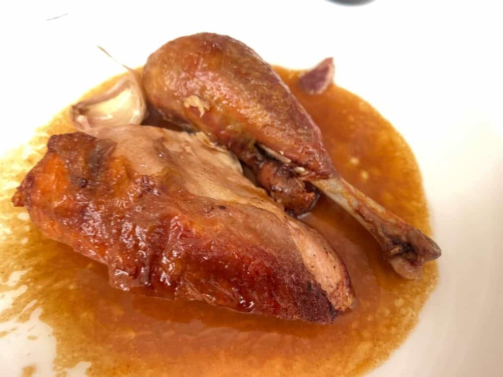 Roast chicken at Le Coq et Fils