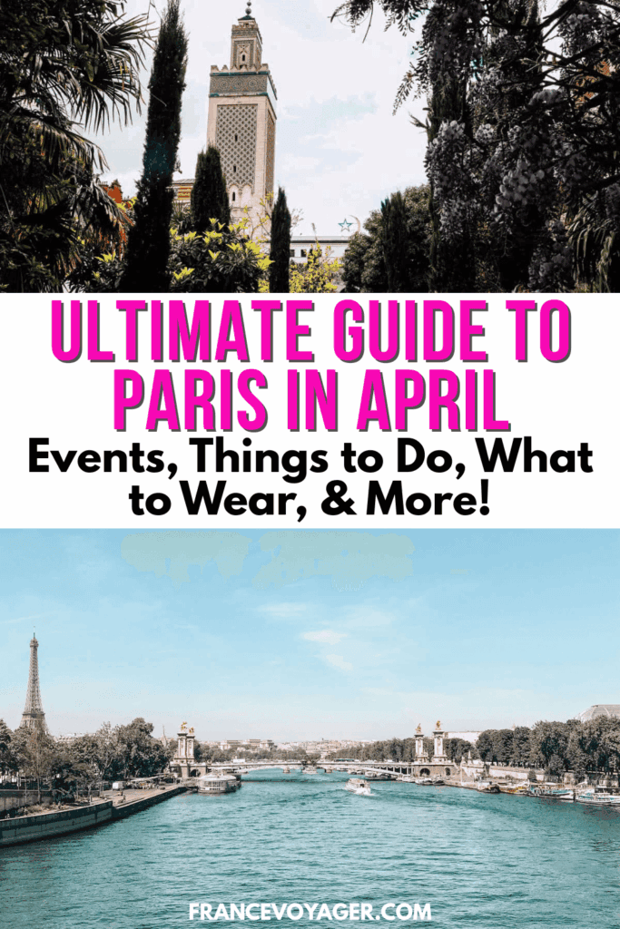 Heading to Paris in April? 🌸 From what to wear in Paris in April and packing tips to the best things to do, spring events, and insider travel tips, this guide has everything you need for a stylish and stress-free trip. Get Paris in April outfit ideas, plan for Paris in the spring, and make the most of your visit!