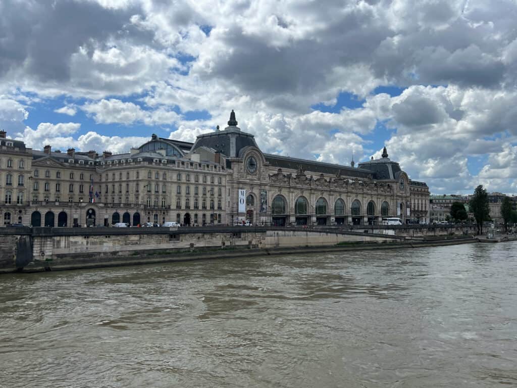 Exterior of Musée d'Orsay from across the Seine