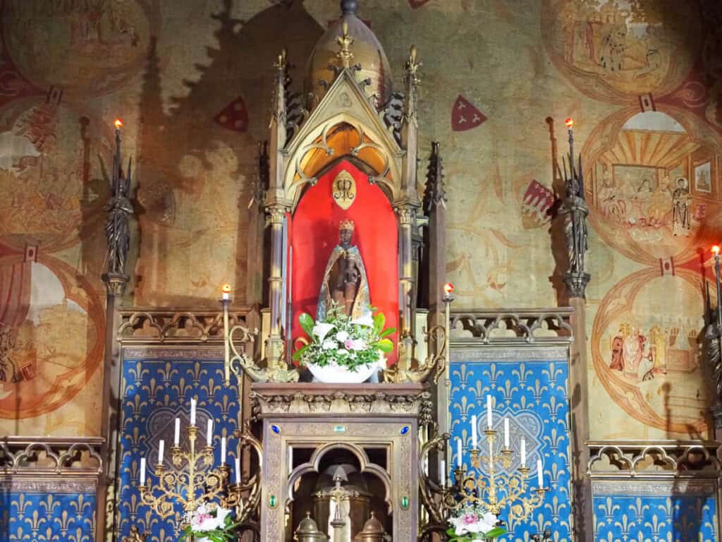 Black Madonna at Rocamadour