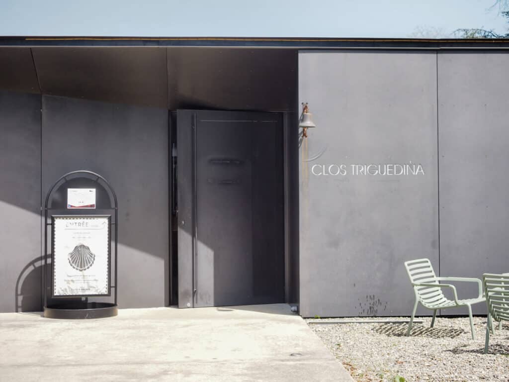 Clos Triguedina tasting room entrance