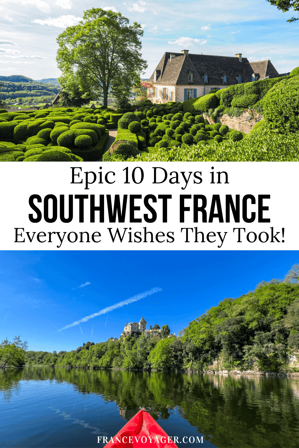Looking for an unforgettable Southwest France travel experience? This route combines Toulouse, Carcassonne Castle, Albi France, the Lot department, and the stunning Dordogne Valley France. Visit the famous Marqueyssac Gardens, explore medieval villages, tour a Dordogne Chateau, and enjoy a scenic Dordogne Kayak adventure. The ultimate Road Trip Occitanie itinerary (with a bit of Nouvelle-Aquitaine!) for first-time visitors.