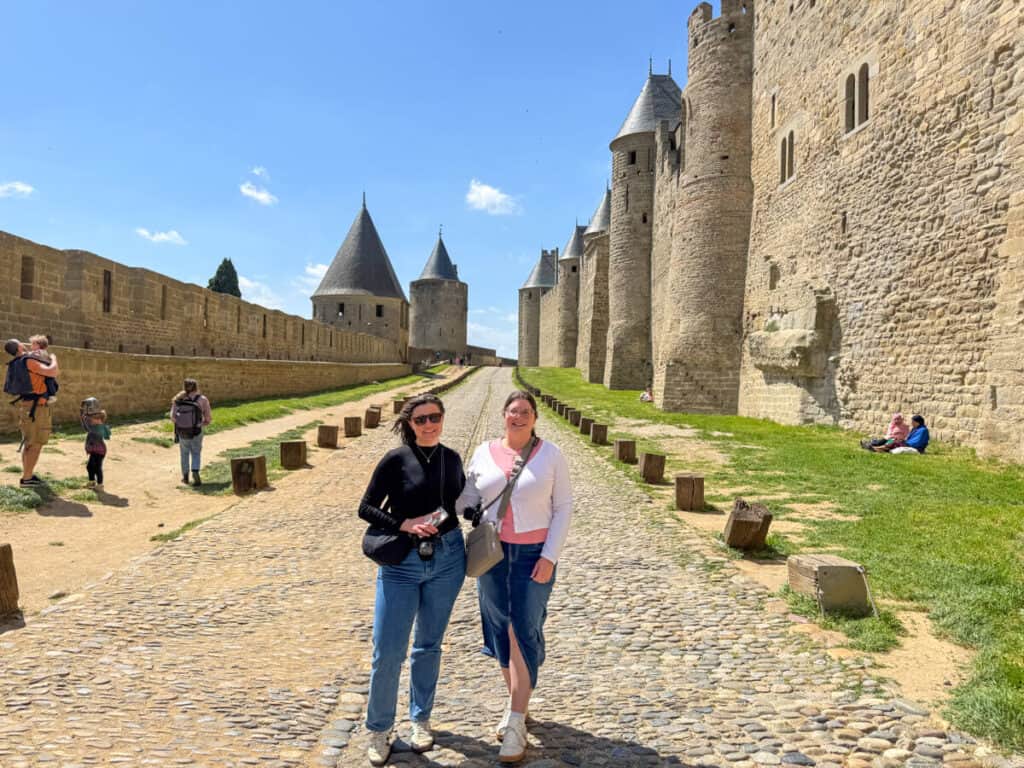 Kat and Amanda from Carcassonne