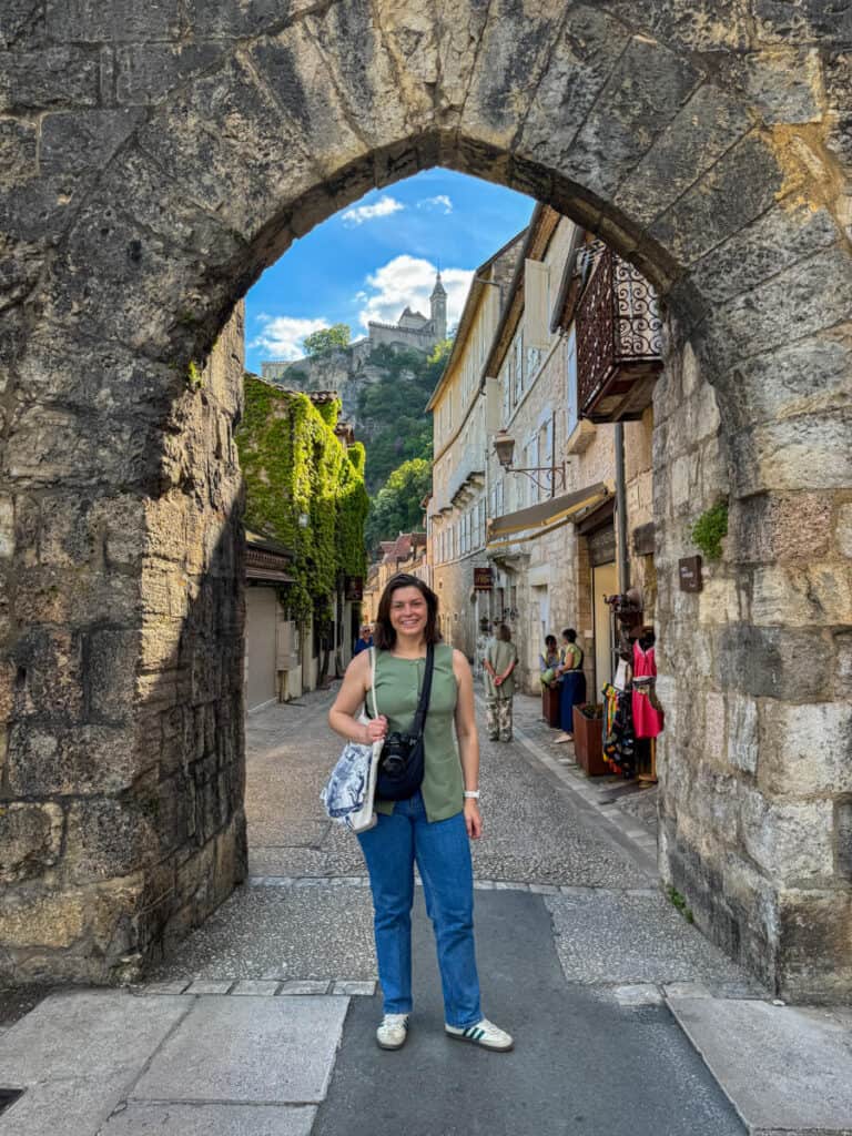 Kat in Rocamadour