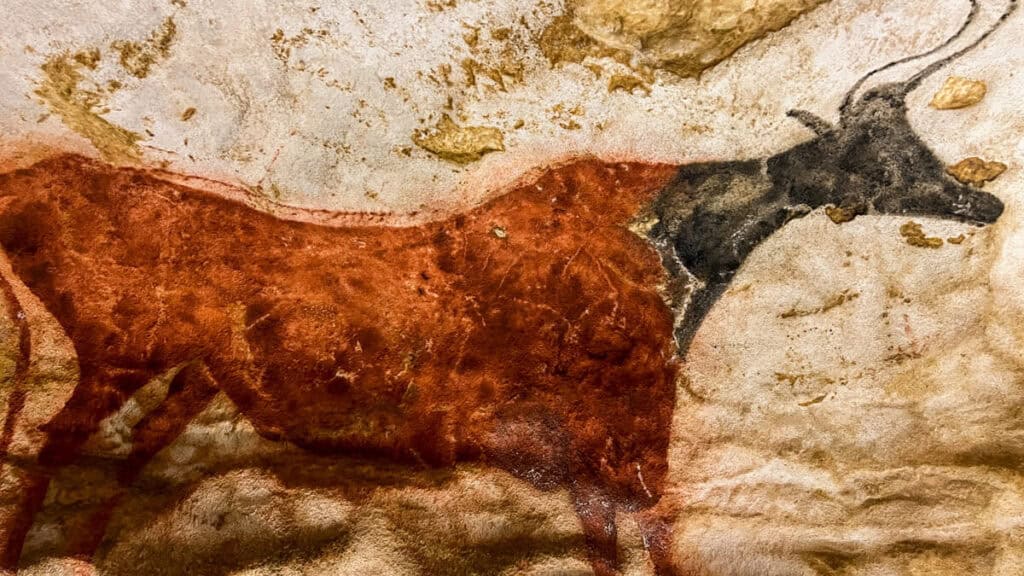 Lascaux IV painting at the Museum