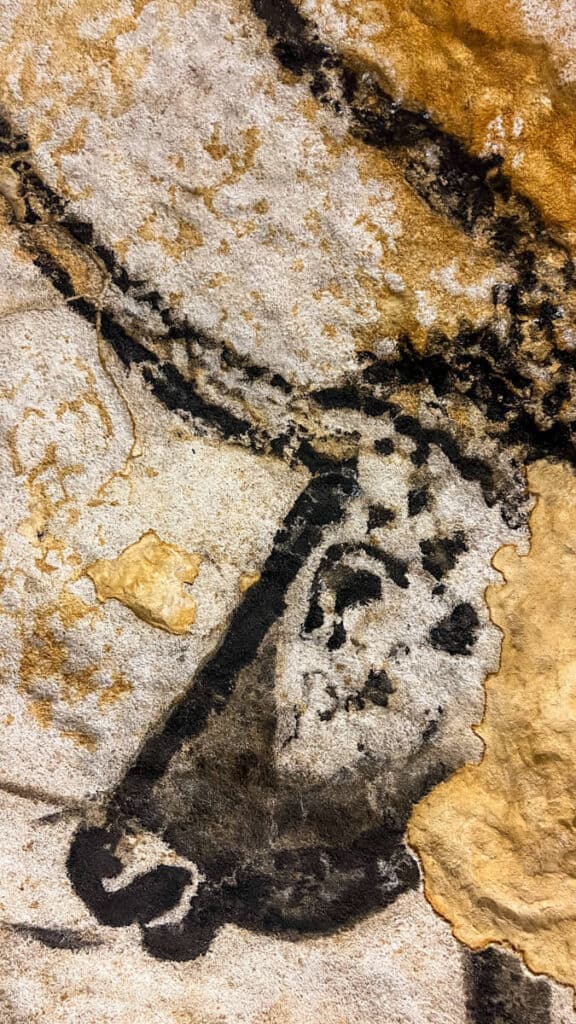 Lascaux IV painting at the Museum