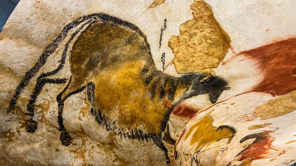 Lascaux IV painting at the Museum