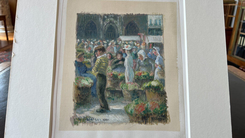 Pissaro work at the Consultation Room at the Louvre