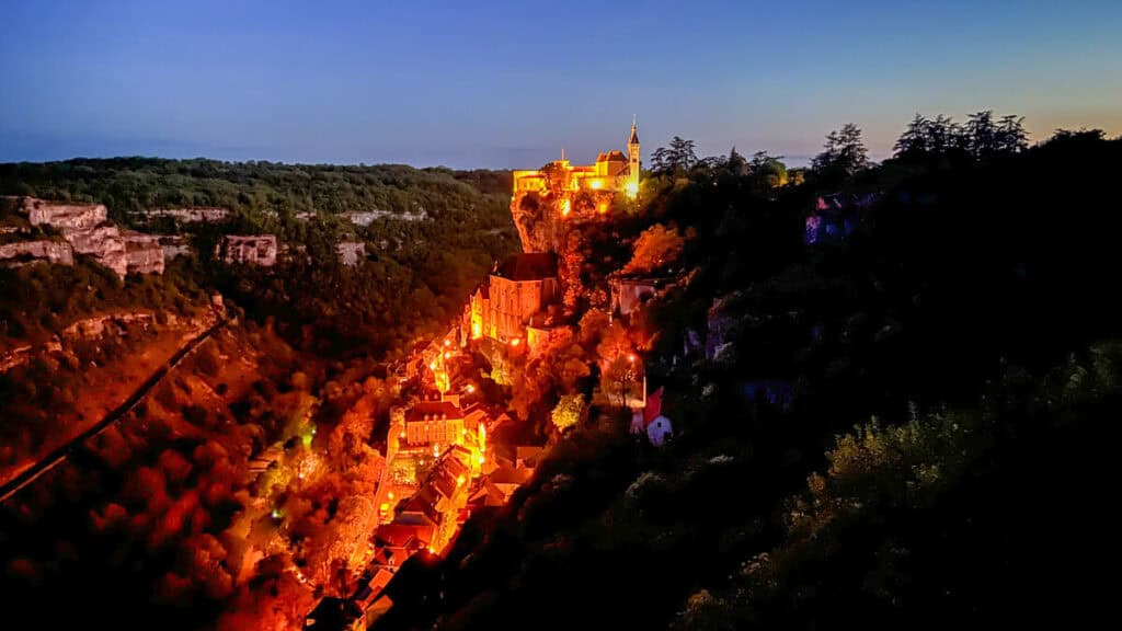 Rocamadour at night