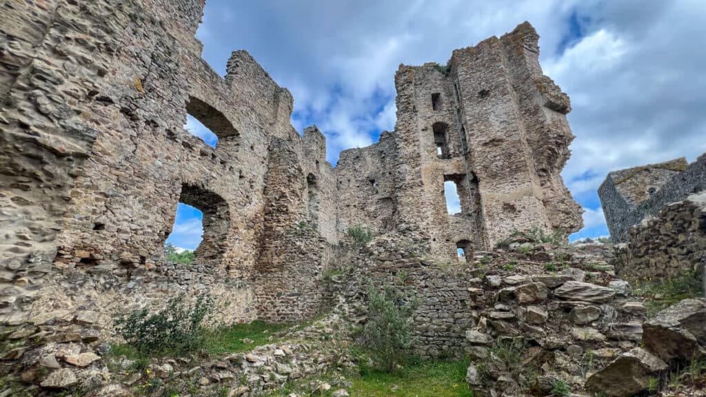 Saissac Castle ruins
