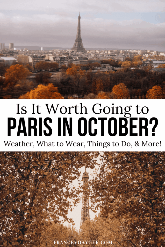 Is Paris in October worth visiting? Absolutely! Discover the best things to do in Paris in October, seasonal events like the famous Montmartre Grape Harvest Festival, fall activities, where to stay, and what to expect from October in Paris. Plus, get the scoop on weather in Paris in October, what to wear in Paris October, and exactly what to include on your Paris in October packing list.