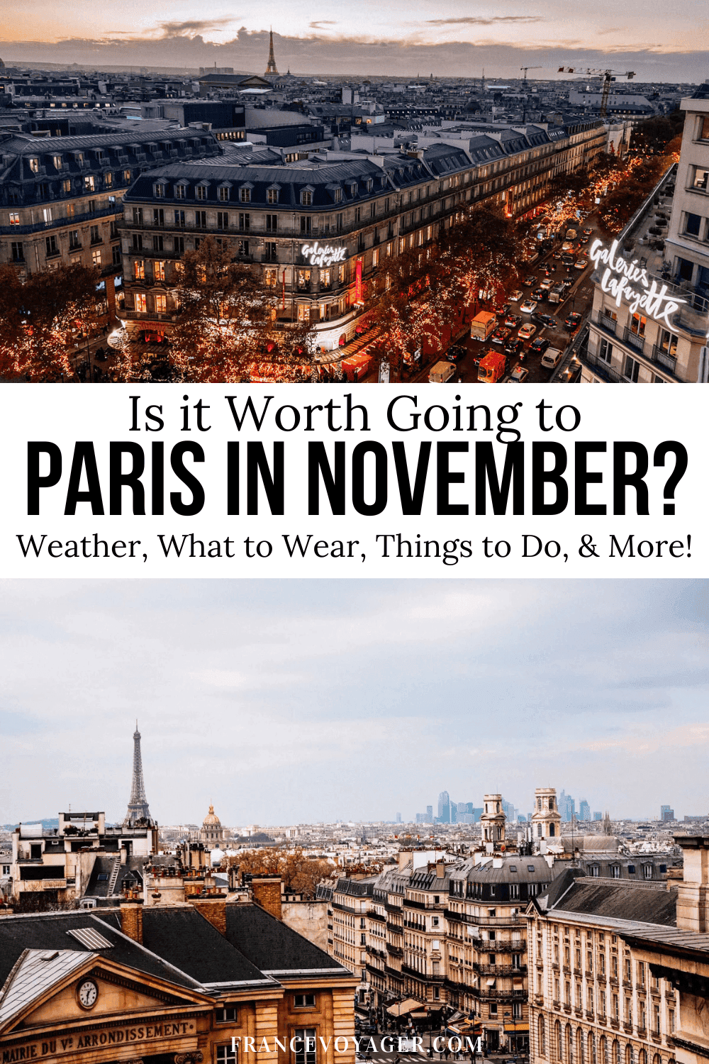 Wondering what November in Paris is really like? ✨ This guide covers everything from Paris in November outfits and weather to the best things to do, holiday events, Christmas markets, Christmas lights, where to stay, and whether Paris in November is worth visiting. Plan your trip with practical tips and seasonal inspiration!