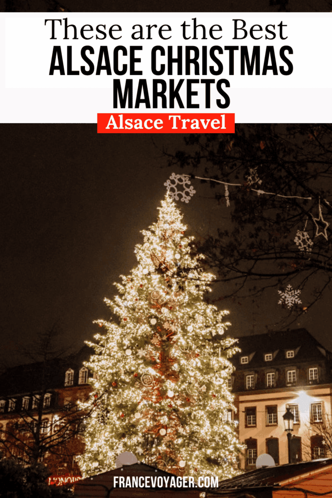 The ultimate Alsace Christmas market itinerary! ✨ This 5-day Alsace Christmas itinerary includes 6 of the best Christmas markets in Alsace, France, with tips for visiting Strasbourg, Colmar, Riquewihr, Ribeauvillé, Kaysersberg, Obernai, and other festive villages.